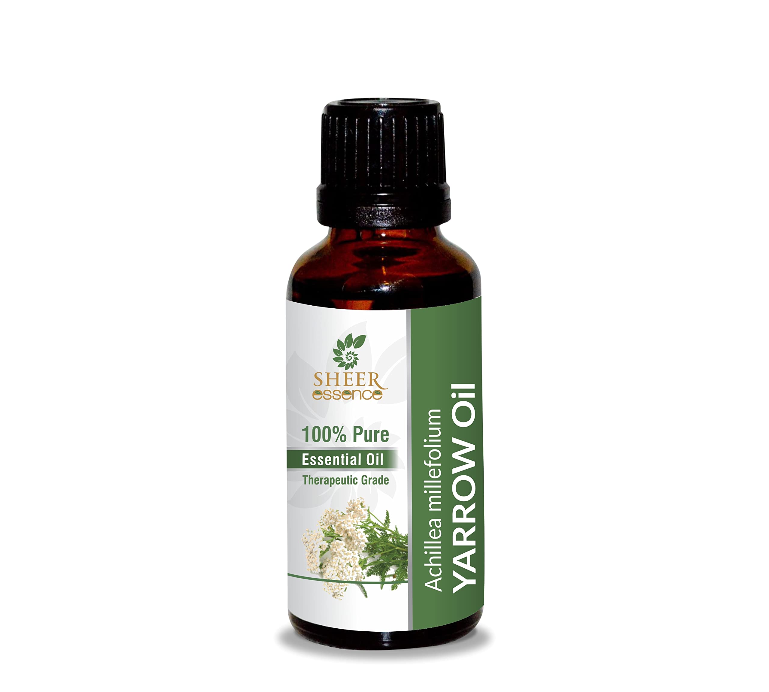 Pure Essential Oils for Aromatherapy, Skin Use, Diffusers, Candle and Soap Making 100% Undiluted & Uncut (Therapeutic Grade) - 5 ML (Blue Yarrow)