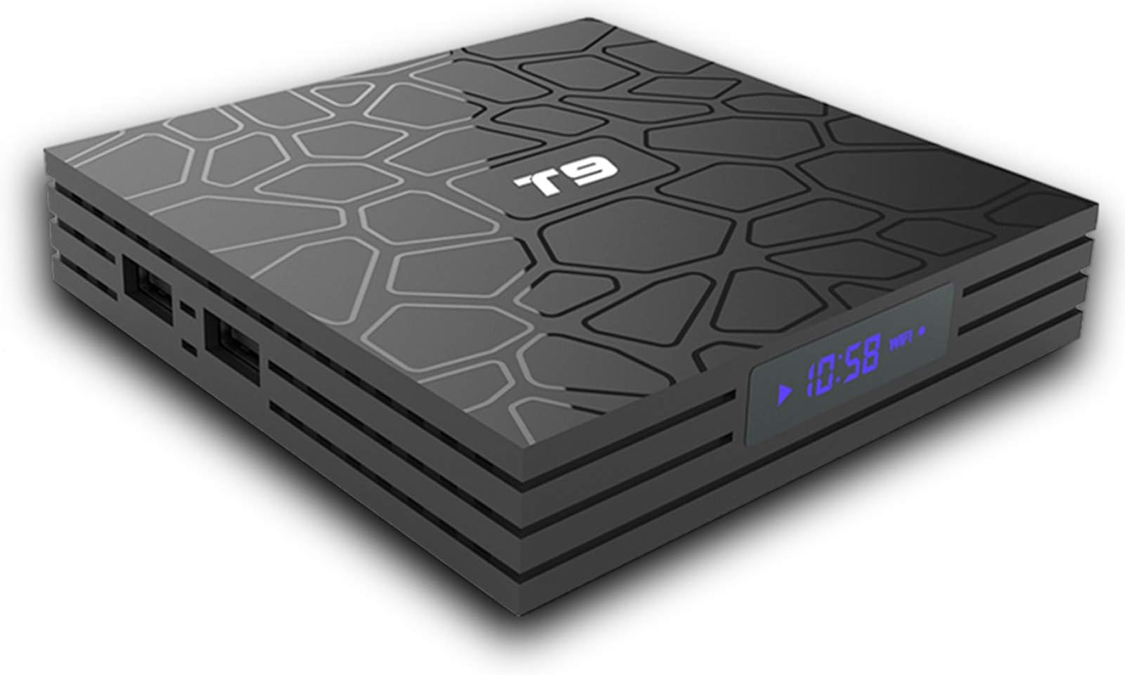 Smart TV Box [4GB DRR3/64GB EMMC] Android 8.1 Media Player Quad-Core Cortex-A53 64 Bits Support 2.4G/5G WiFi 4K 3D USB 3.0 BT4.1 HDMI H.265