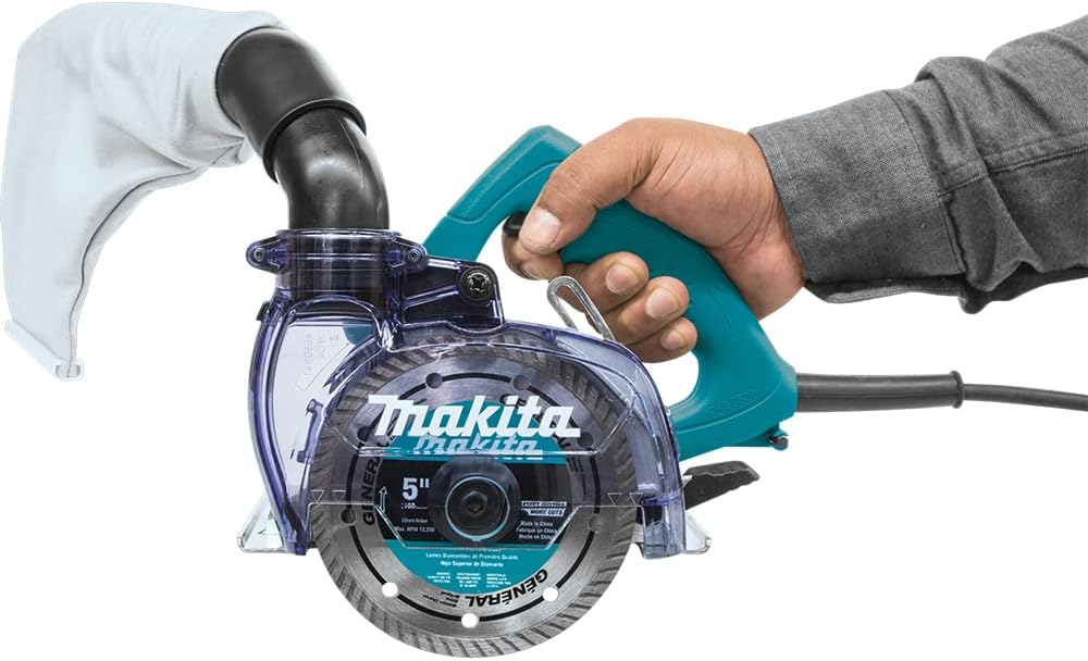 Makita 4100KB 5" Dry Masonry Saw, with Dust Extraction
