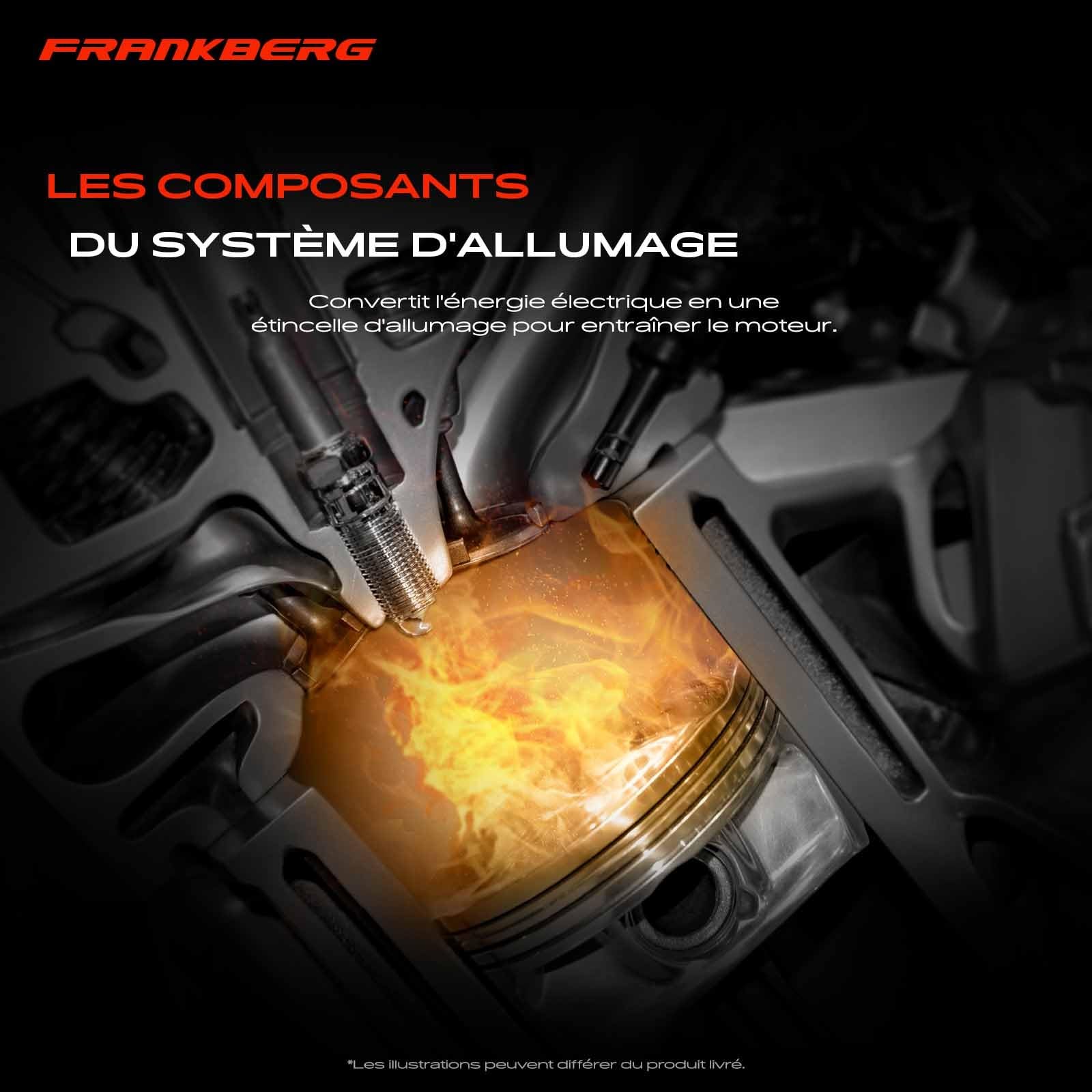 Frankberg 6x Bougies d'allumage ILFR6B