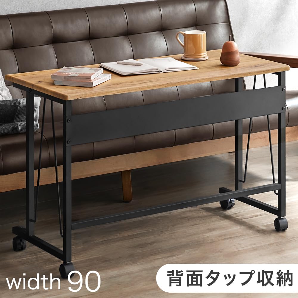 ナチュラル ウッド & アイアン レッグ ソファテーブル 高さ61cm 送料無料 ソファーテーブル 高さ60cm Amazon タンスのゲン サイドテーブル 幅