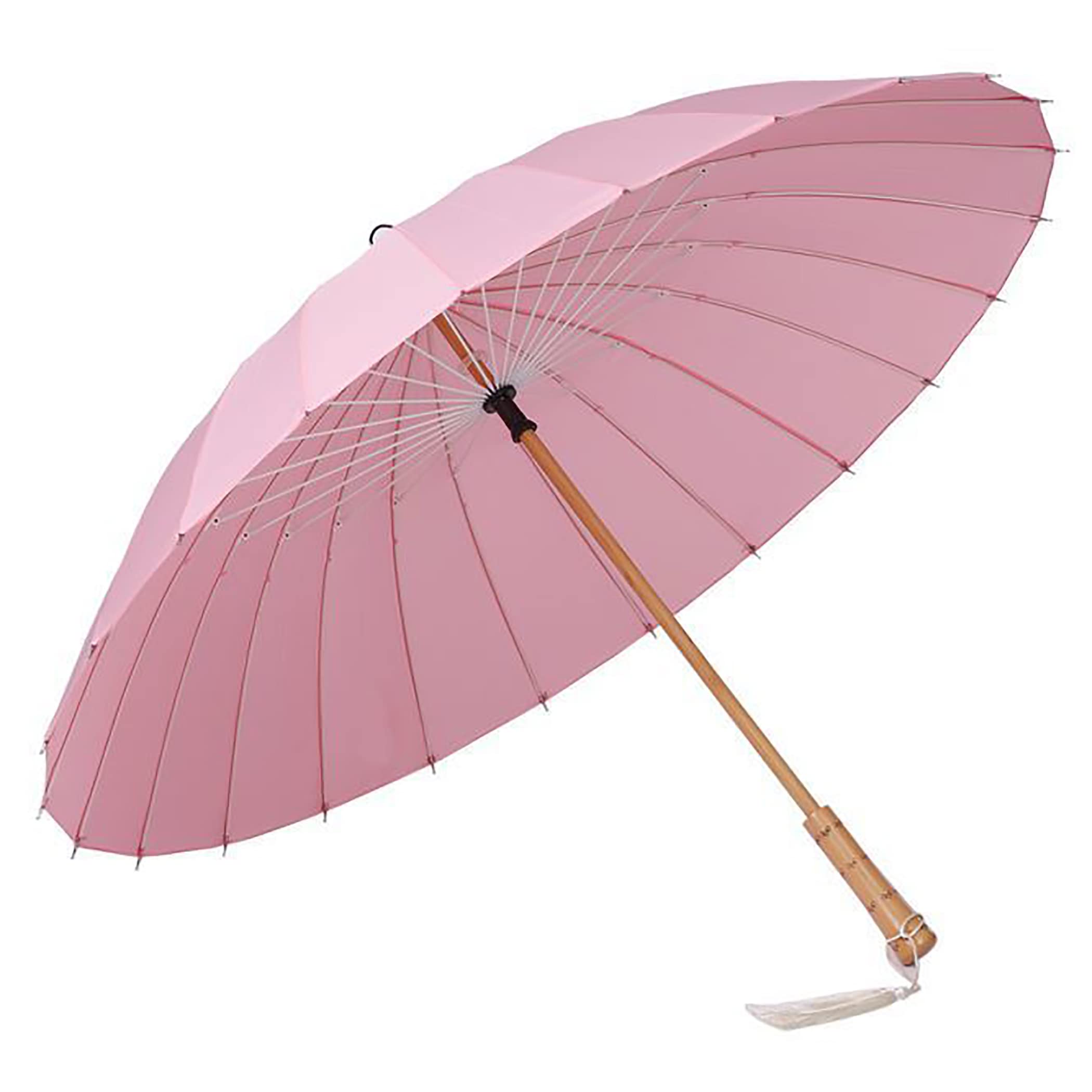 Amazon | Lanx. 和傘 和風 桃色 ピンク 軽い 24本骨 晴れ 雨