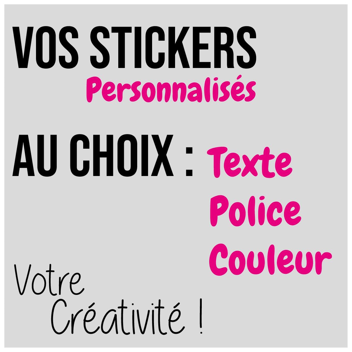 Sticker Prénom Personnalisé en Vinyle – Texte Sur Mesure Mur, Chambre Bébé & Enfant, Porte, Meuble, Voiture – 21 Couleurs – Décoration Murale Facile à Poser – LENIDESIGN