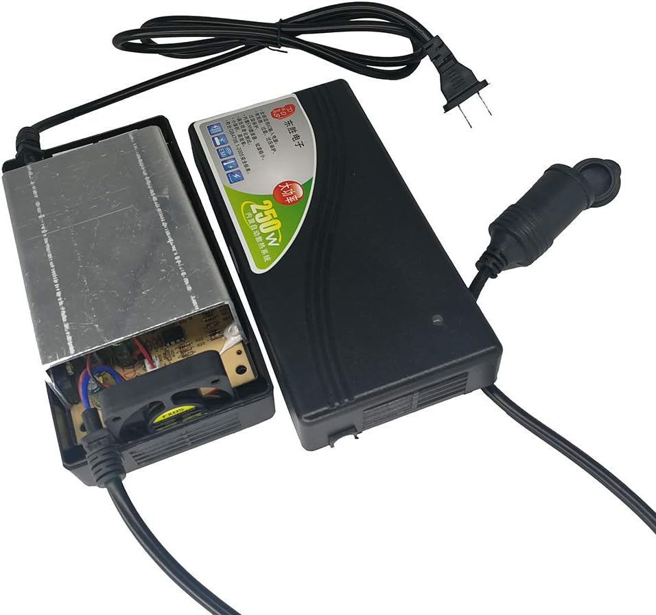 250W/20A Heavy Duty AC to DC Power Socket Adapter,BUENNUS AC DC Converter 110V-240V to 12V Car Cigarette Lighter Home Use for Car Refrigerator,Car Washer,Car Vacuum Cleaner,Air Compressor and More