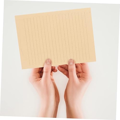 Miniatura 5 de VILLCASE 100 hojas de sobres vintage de letras envejecidas para letras forradas, papel retro estacionario, papel de carta vintage, papel de estraza