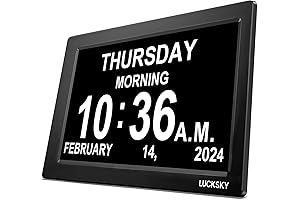 Best Smart Google Calendar Digital Display Clock for Seniors