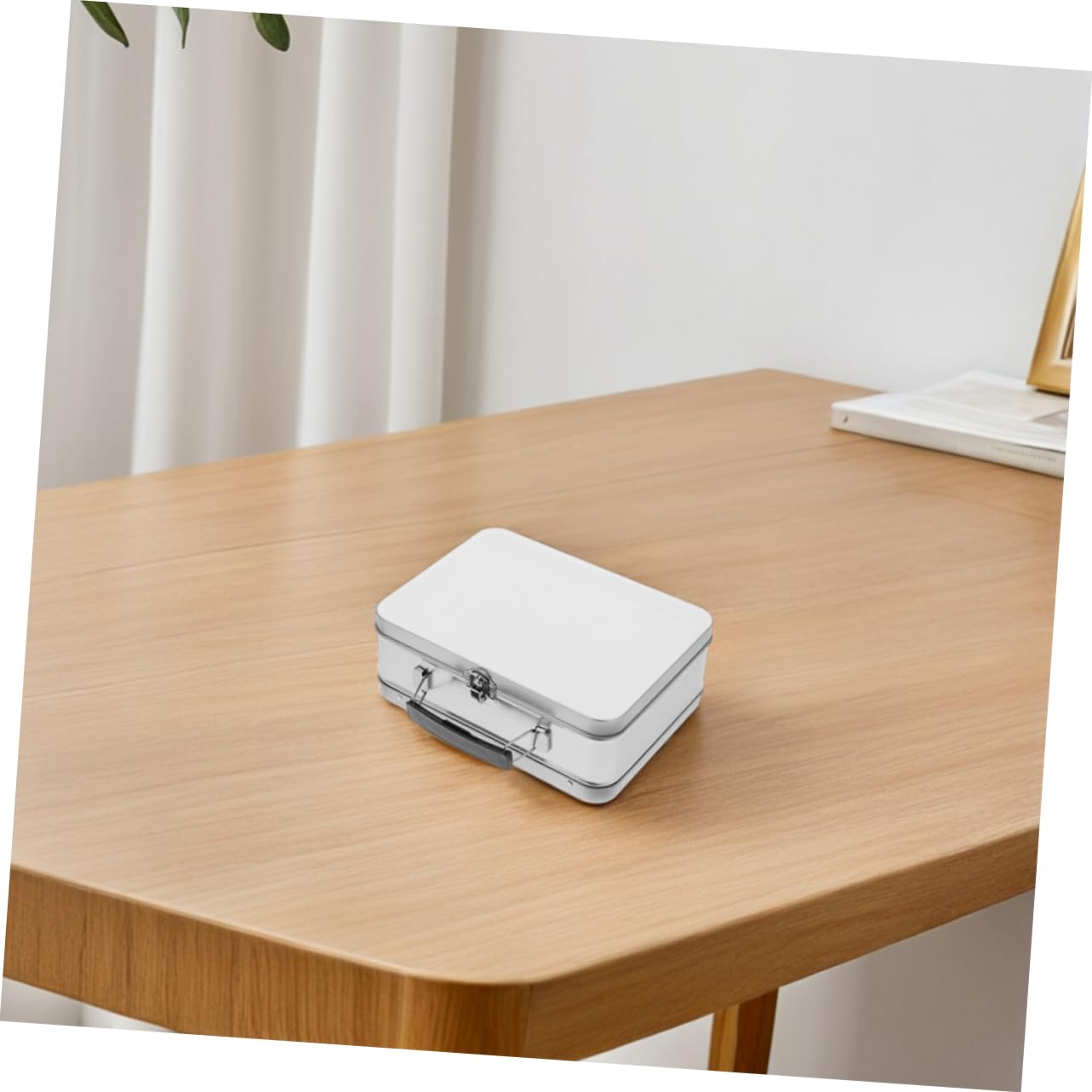 DECHOUS 2pièces Boîte Métal Portable Style Rétro Pour Déjeuner Ou Collation Extérieur Avec Fermeture Sécurisée Et Capacité