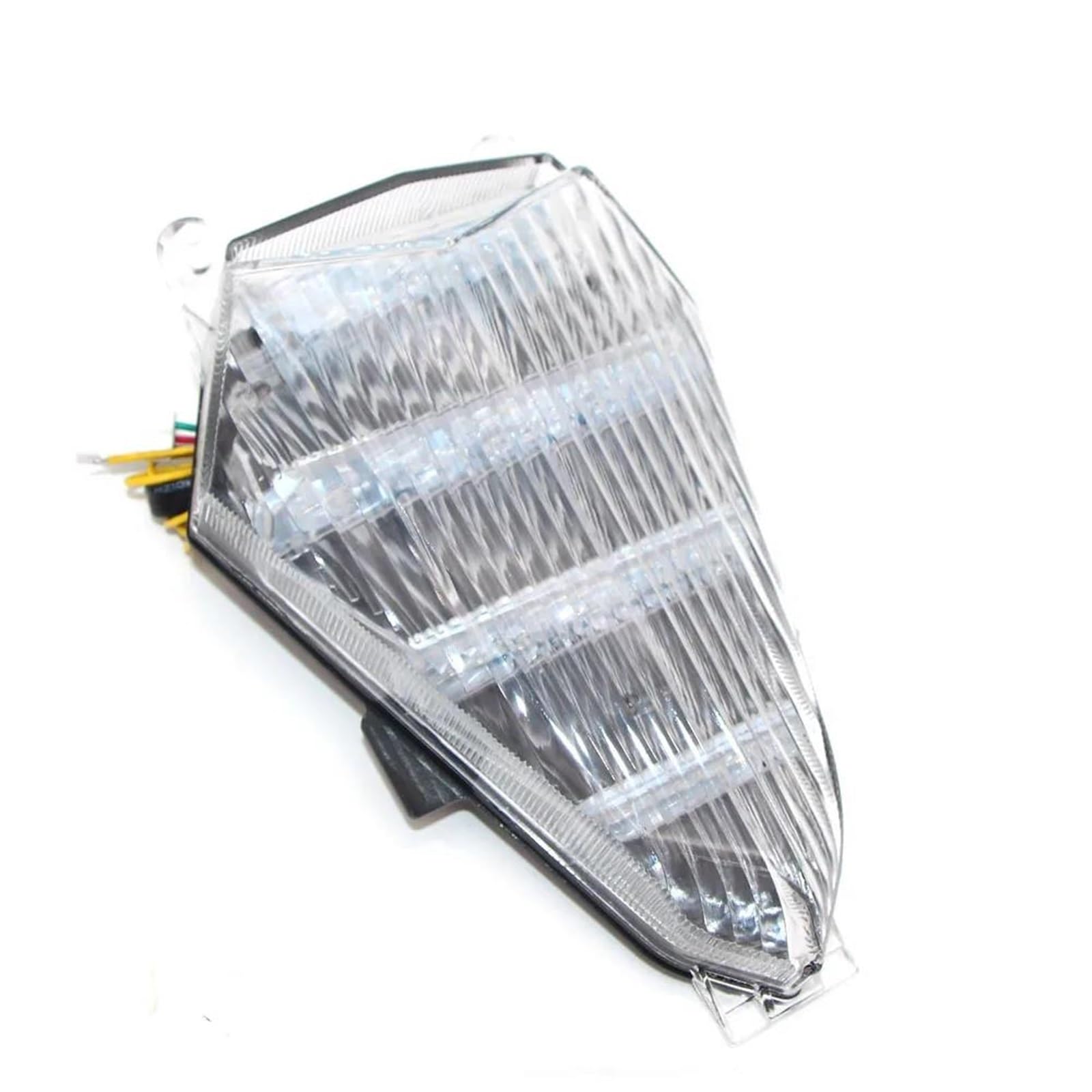Feu Stop Clignotants De Moto Feu Arrière Intégré Indicateur De Feu Clignotant pour Y&amaha YZF R6 YZF-R6 YZFR6 2006 2007 Clignotants(Clair)