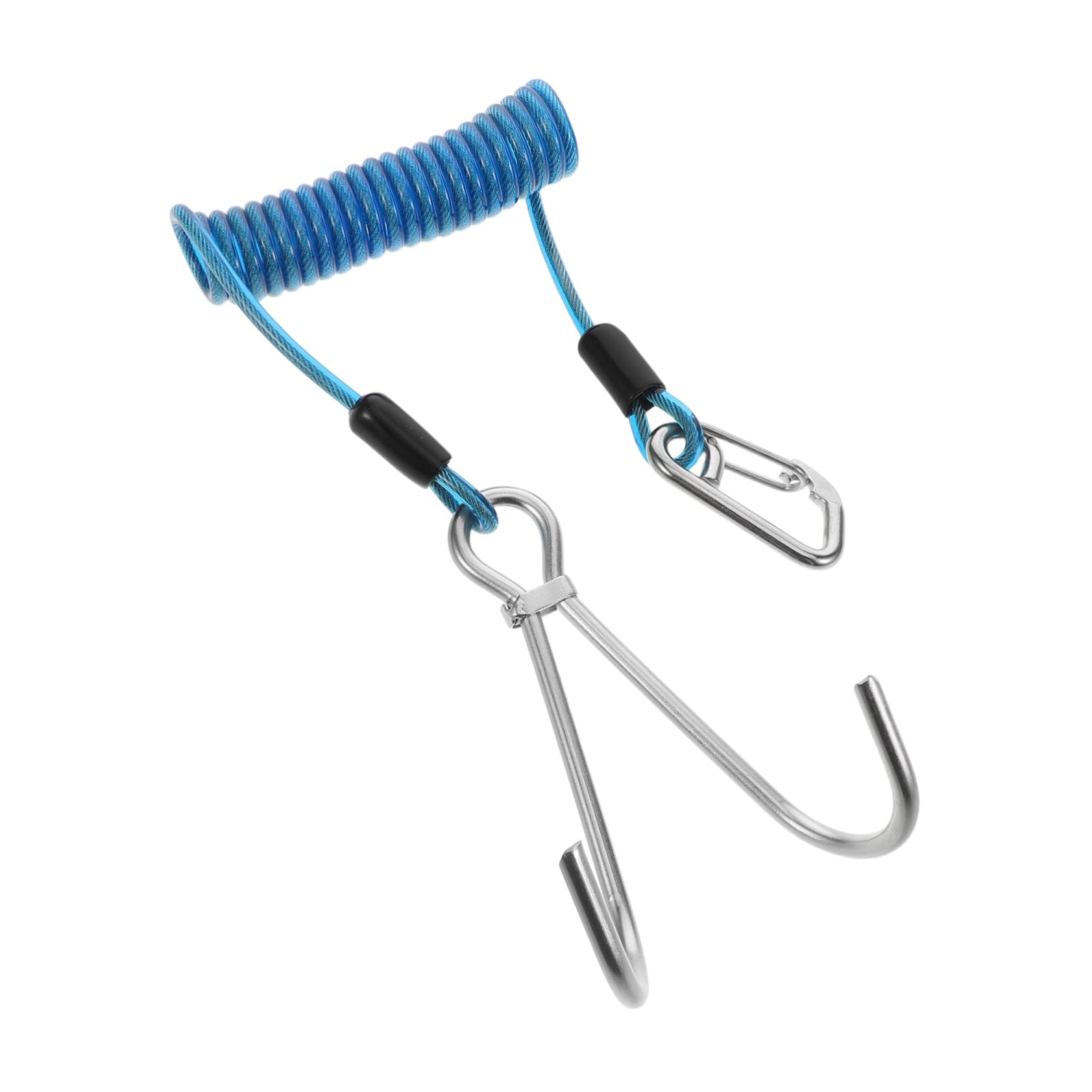 SUPVOX Stainless Steel Diving Gear Submersible Flow Hook Double Hook for Scuba Rope and Fishing