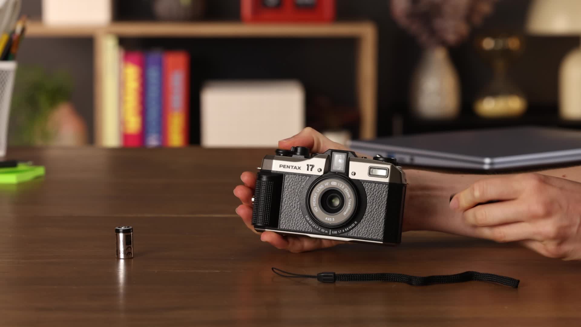 PENTAX 17 Fixed-Focal length compact film camera designed to