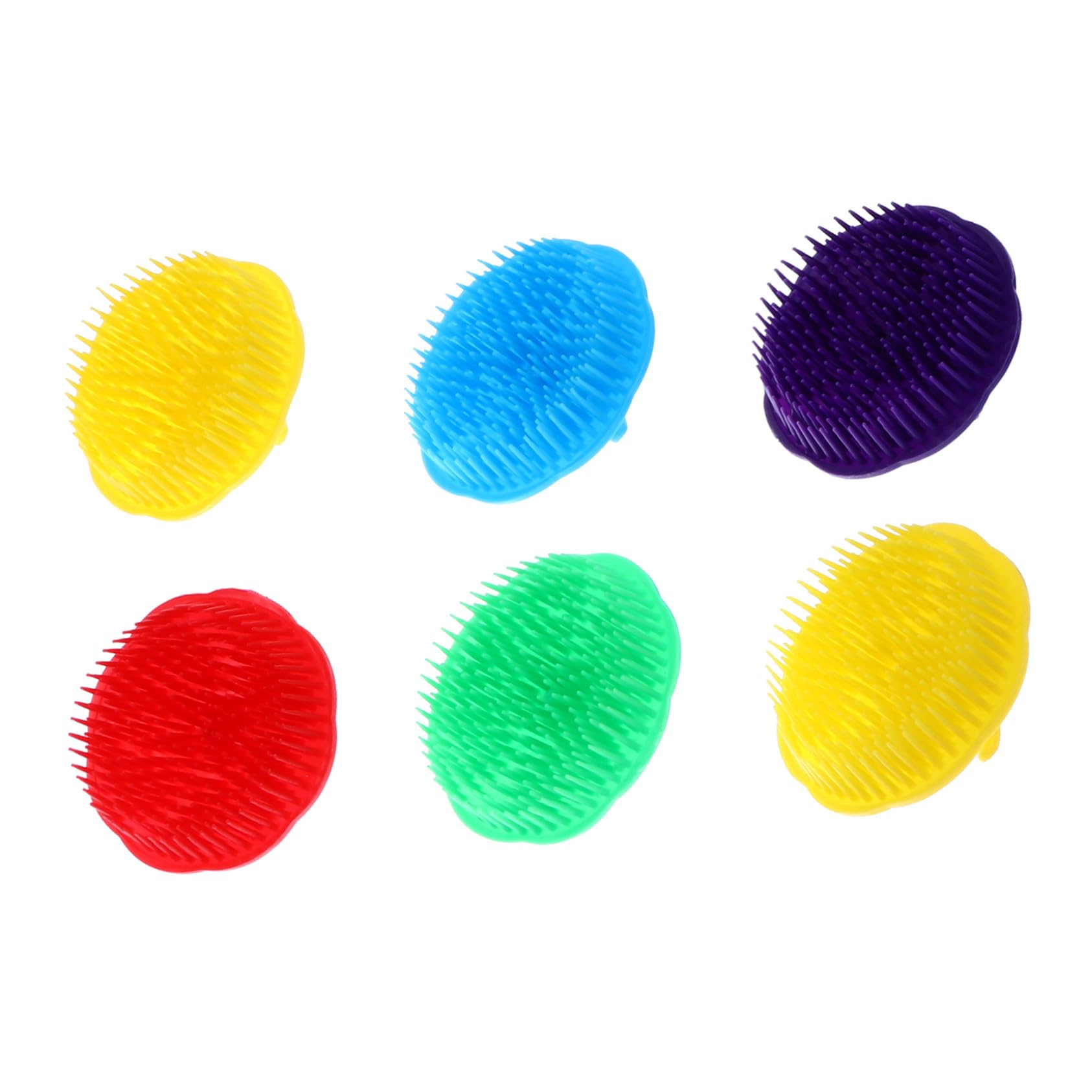 Duraderos Color Aleatorio para Cuero Cabelludo y Cabello Diseño Ergonómico de Plástico 12 Peines de Masaje Ligeros y Resistentes para Lavado y Viaje