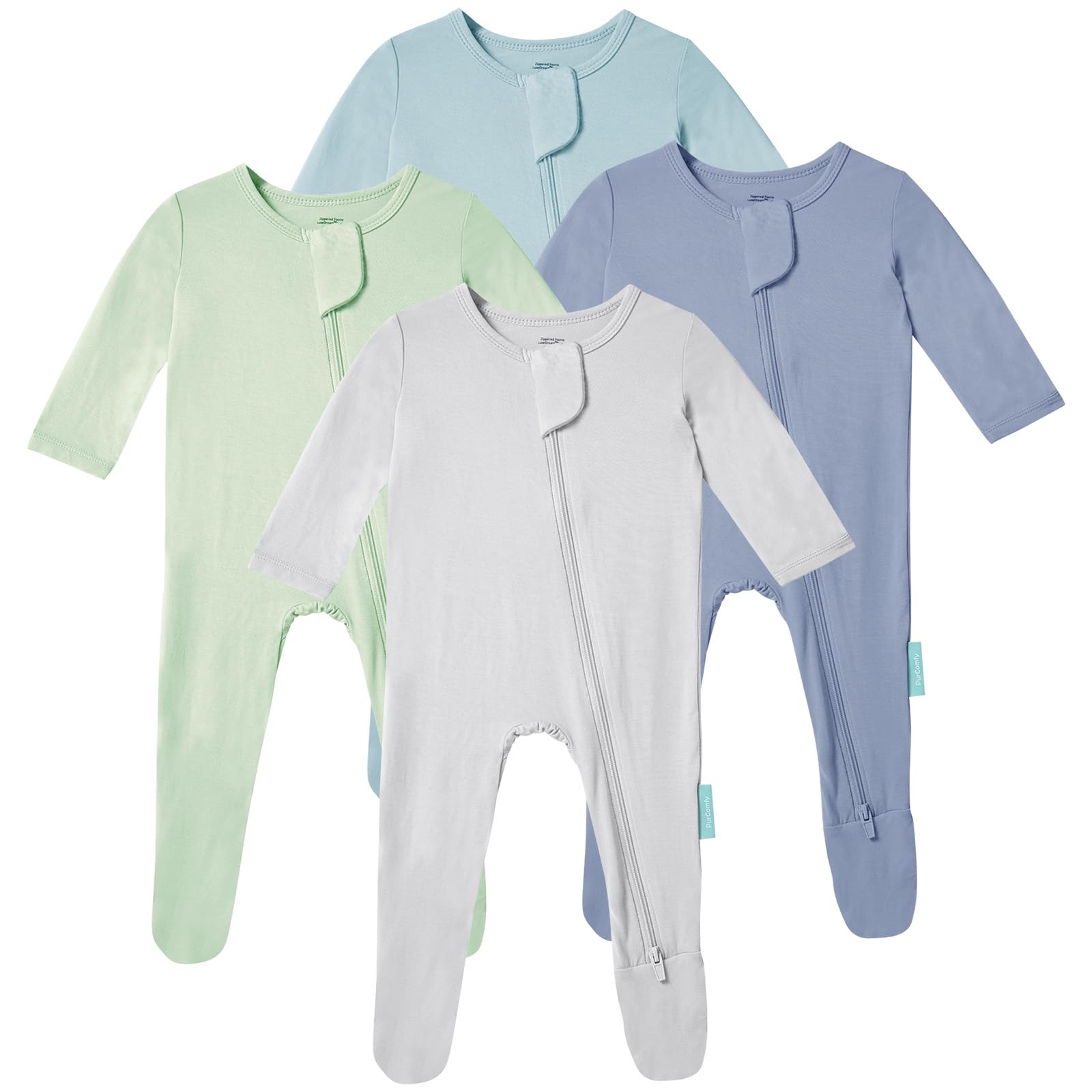 PurComfy Bamboo Footie Pajamas