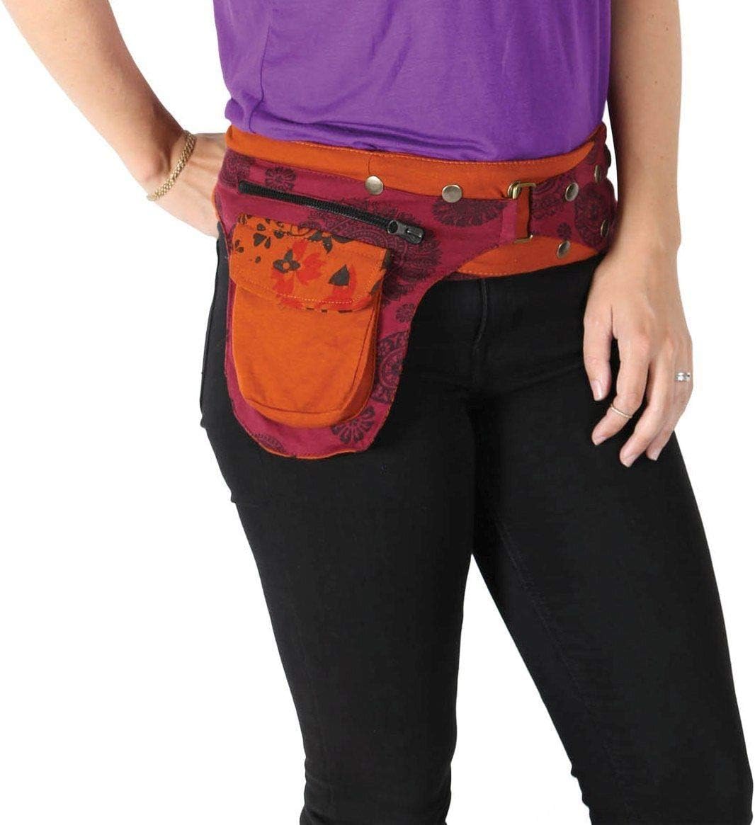 Kathmandu Adjustable Belt Cargo Pocket Fanny Hip Pack Fits S M L XL 2X Rust