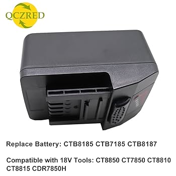 スナップオン　18v バッテリー　CTB8187 Amazon.com: CTB8185 CTB8187 Battery 18V 4Ah, Replace for