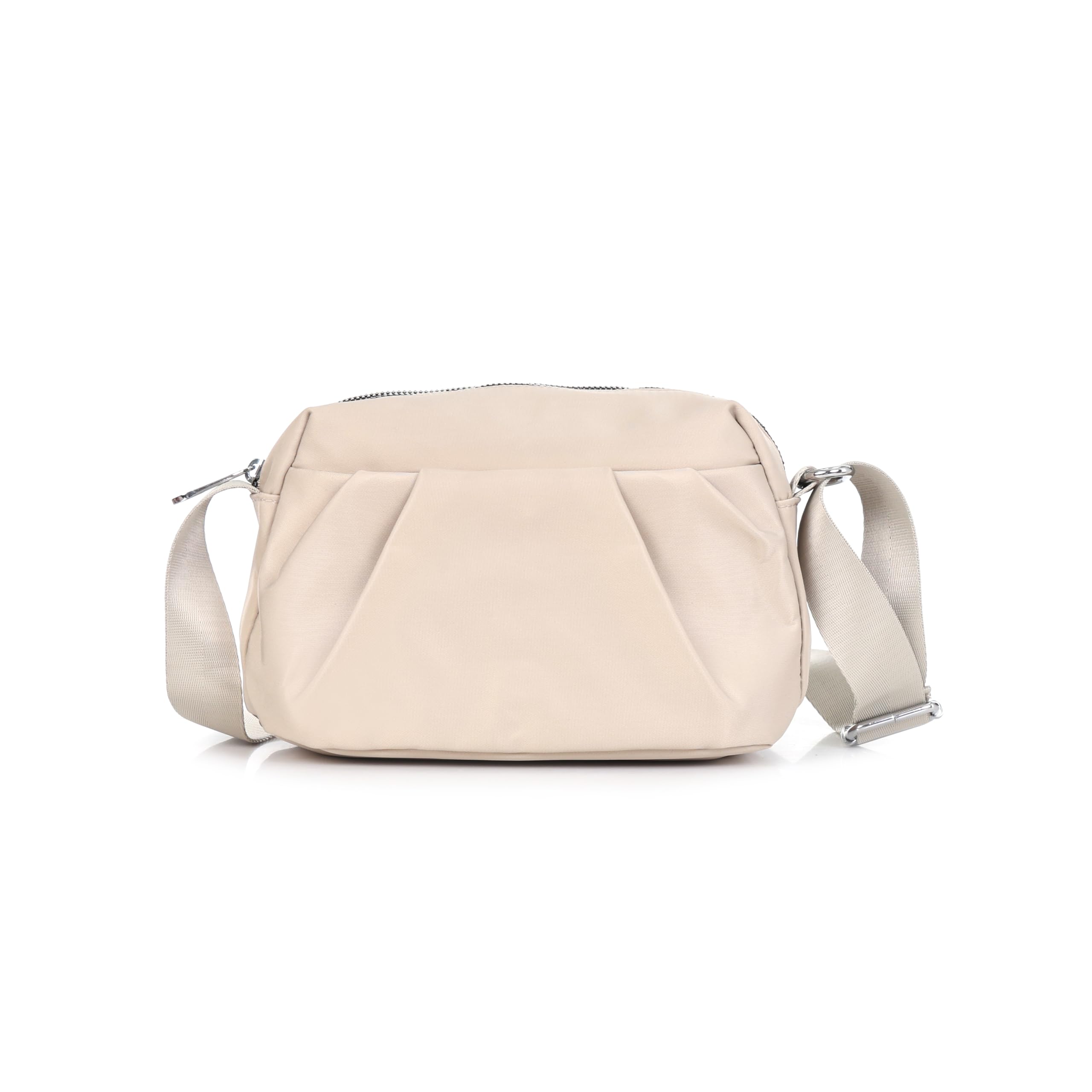 abbana Premium Nylon Sling Bag for Women | Stylish Small Crossbody Shoulder Bag | 2 Compartments & 2 Pockets | Lightweight, Durable & Spacious Daily Use Bag-picture-12