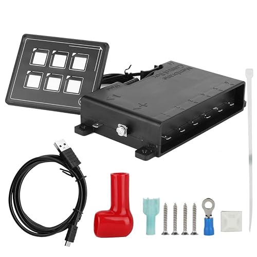 Interruptor de panel, interruptor de panel de control de membrana táctil universal de 12-24 V para coche, accesorio electrónico, interruptor de