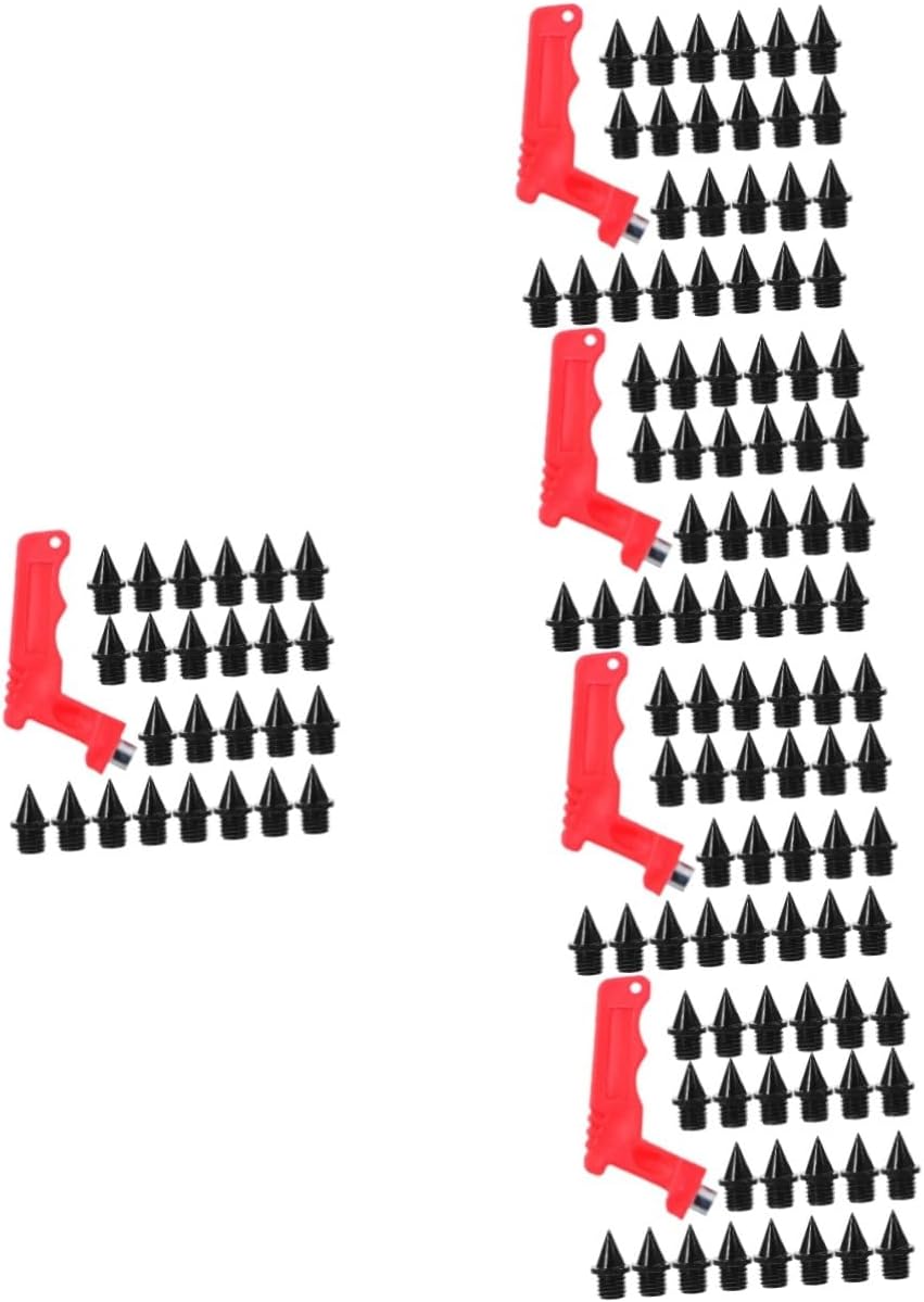 BESPORTBLE 250pcs Running Shoes Spikes Steel Replacement Track Shoes Pyramid Spikes for Outdoor Sports