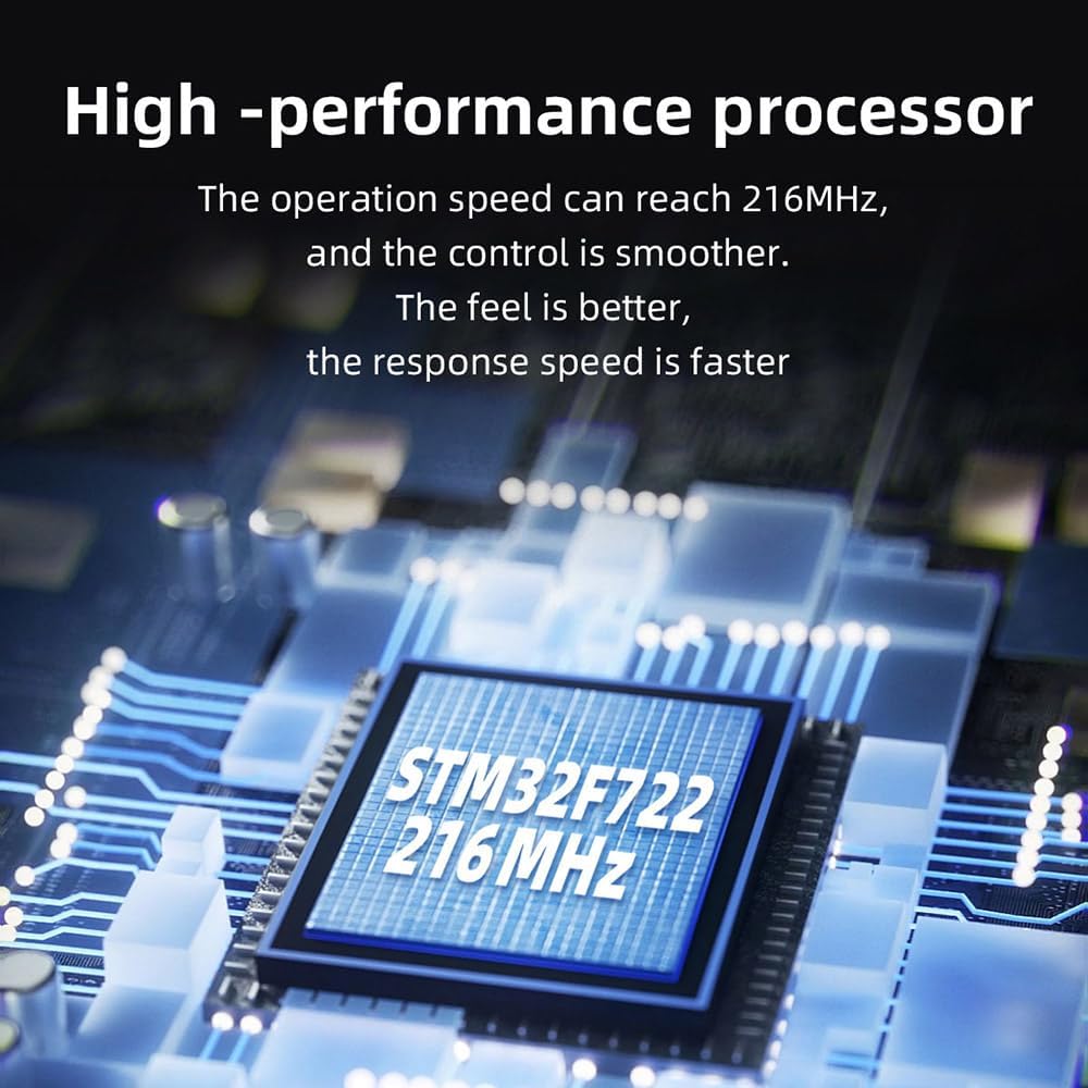 High-performance STM32F722 processor