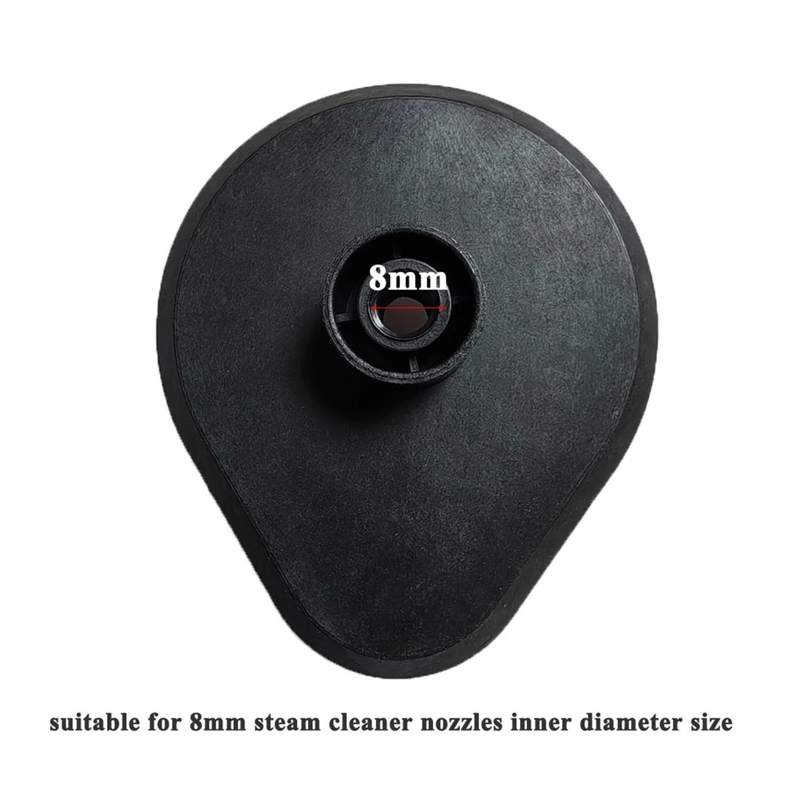 Limpiador A Vapor De 8mm, Cepillo De Cerdas De Nailon Grande, Accesorio for Cabezal De Fregona | Las piezas del limpiador a vapor incluyen cepillo de cobre, funda de toalla y juego de raspador de vidrio.