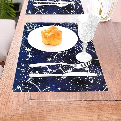 Set de table phosphorescent antidérapant en PVC de protection thermique pour repas
