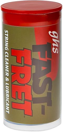 GHS Fast Fret - Limpiador y lubricante de cuerdas para guitarras eléctricas, acústicas y bajos - Tono duradero, suavidad de ejecución, reduce el