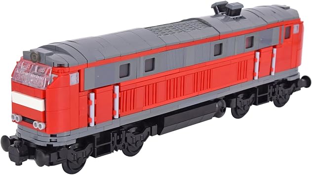 Train Building Block Carriage Kit Single Rail Car Model | MOC Train Sets, Compatible with All Major Brick Brands, Creative Expansion Pack, Custom Railways