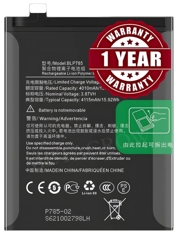 Image of Original BLP785 Battery Compatible for OnePlus Nord (AC2001, AC2003) - (4115mAh) - 1 Year Warranty JK10