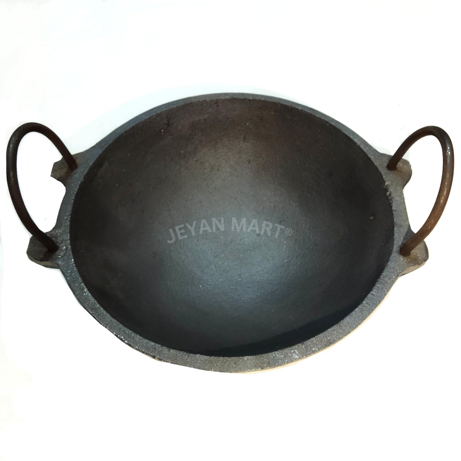 Grandma's Kitchen Go Traditional cast Iron kadai/kadhai | Cooking Set for deep Fry | Frying pan | Naturally Non-Stick (8 INCH Dia)-picture-20