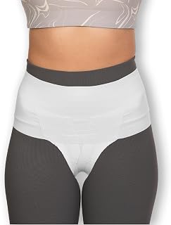 Women’s Pelvic Orthotic Support Belt ― Uterus Girdle for Prolapsed Bladder | Vulvar Varicosities | Postpartum Recovery | Dysfunction Pain Relief - High Waist (White - Small)