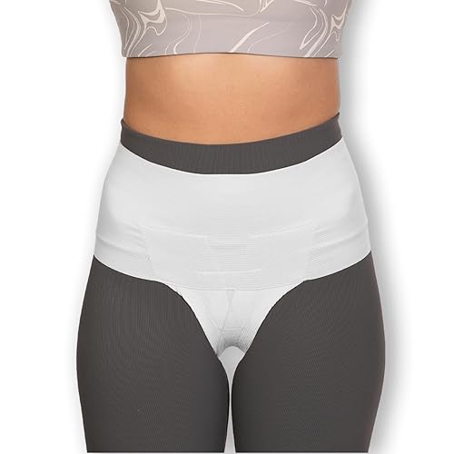 Soporte ortopédico patentado para el suelo pélvico para mujer, alivio del dolor de útero para vejiga caída, recuperación posparto, Blanco