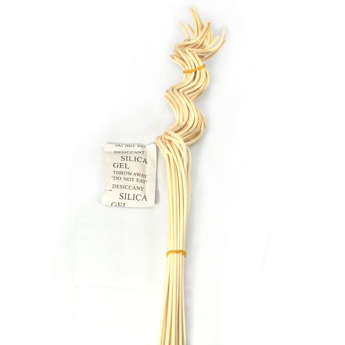 Ougual Natural Colour Wavy Spiry Natural Rattan Reed Fragrance Diffuser Replacement Refill Sticks (, 3Mmx32cm Wavy)