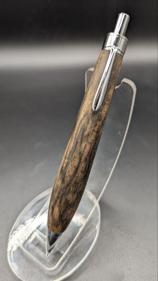 黒柿孔雀杢 ボールペンorシャープペンシル 木軸 ペン・筆記用具