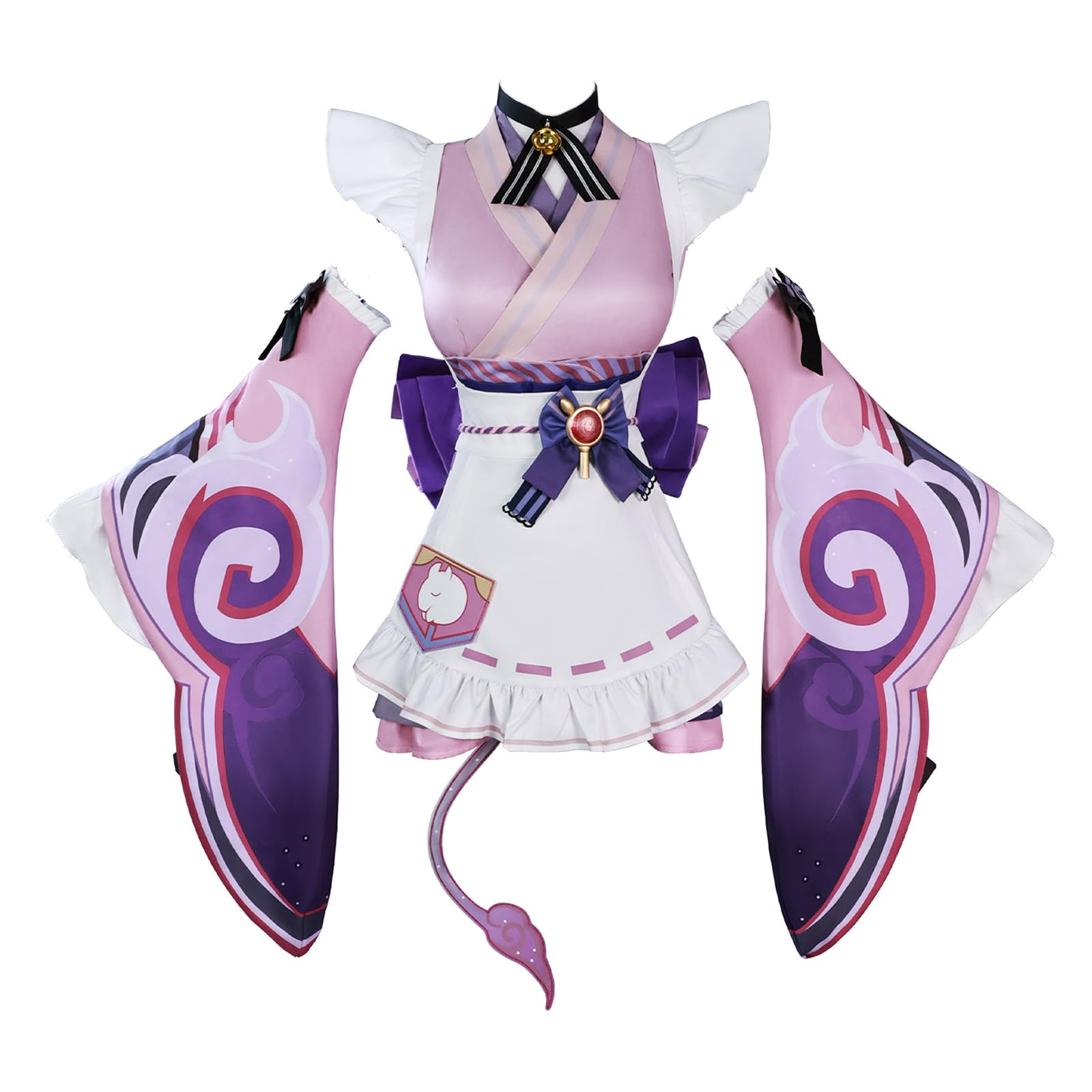 CR ROLECOS Game Character Yumemizuki Mizuki Cosplay Costume Outfit Uniform Complete Set Halloween Party Carnival Dress Up Suit XXL — image 1