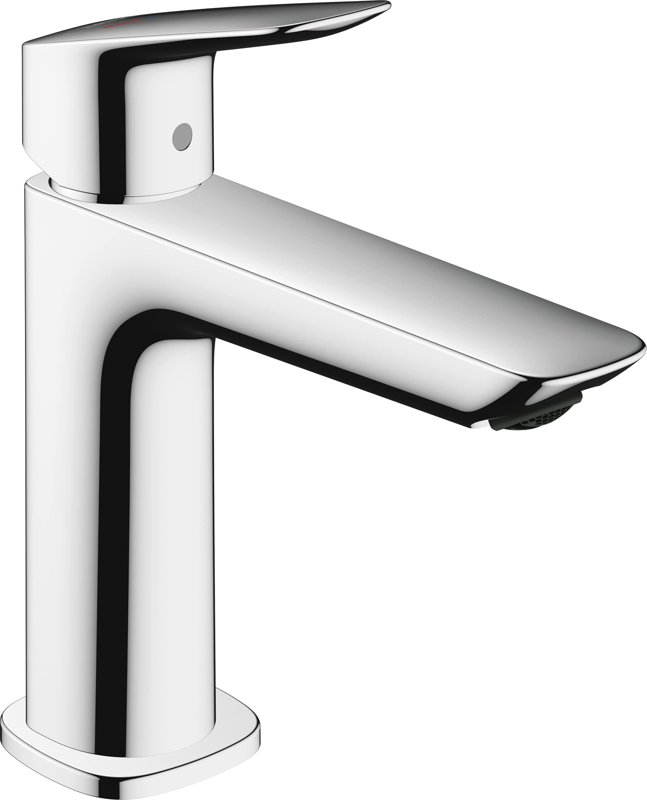 Hansgrohe Chrome Logis Basin Mixer Tap 110 Fine Energy-Saving Without Waste Set, 71255000