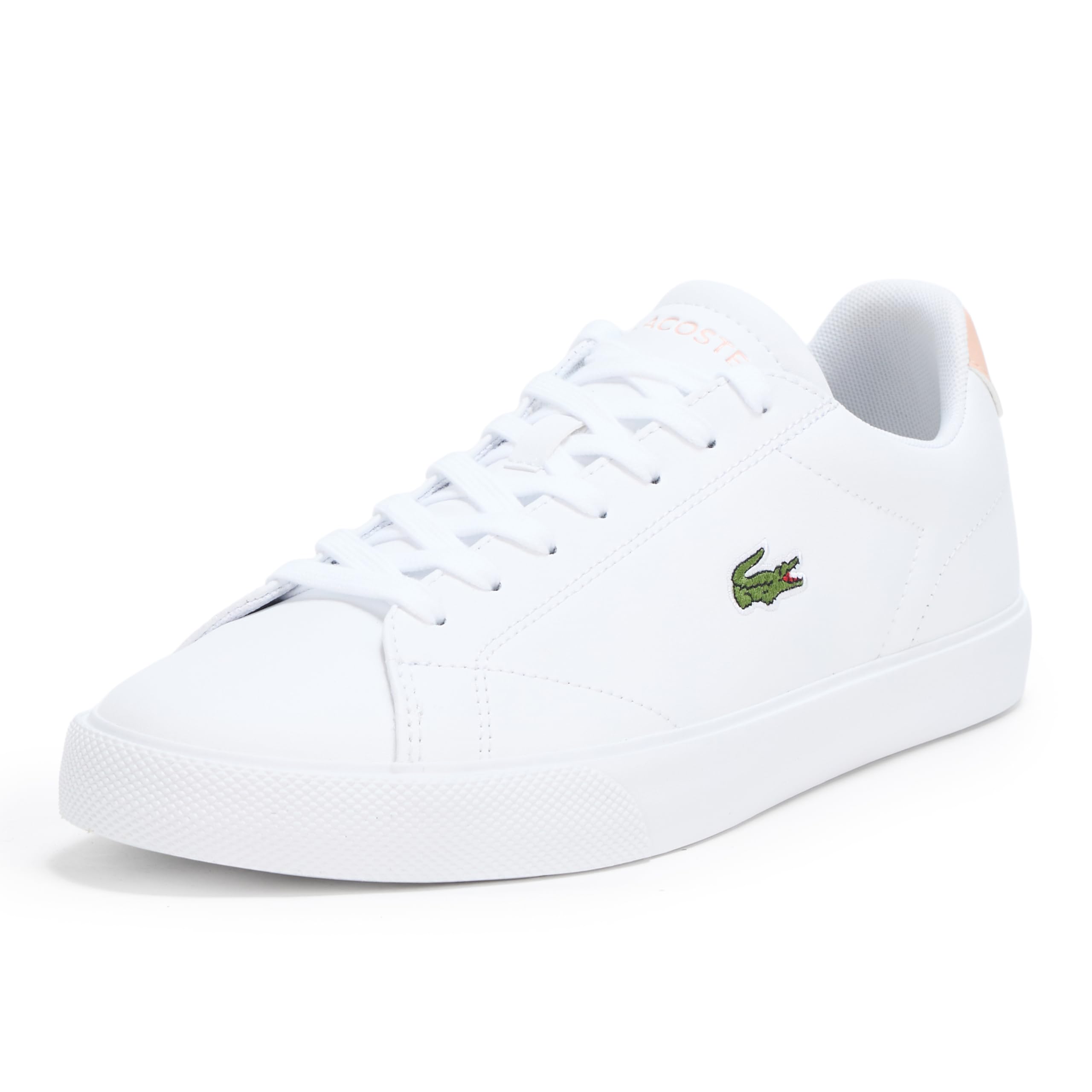

                                                    Lacoste Women's Lerond Set Sneaker, White/Light Pi