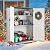 YITAHOME Vertical Outdoor Storage Shed w/o Shelf, 59 Cu.ft Capacity, 5.6 x 2.3 ft Lockable Resin Waterproof Tall Storage Cabinet, for Patio Furniture, Garden Tools, and Pool Accessories (Light Gray)