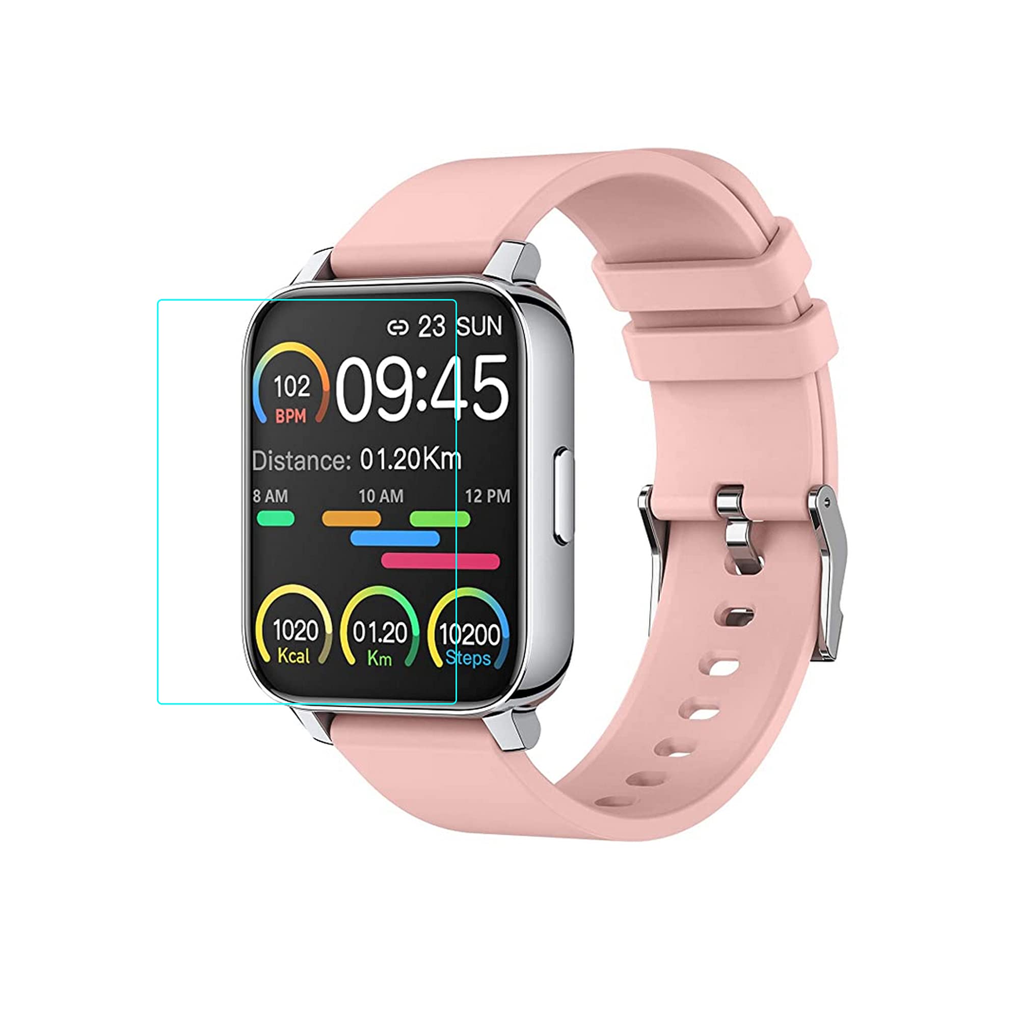 protector de pantalla de reloj inteligente 1.69 para el reloj inteligente choosice con 4PCS en un paquete