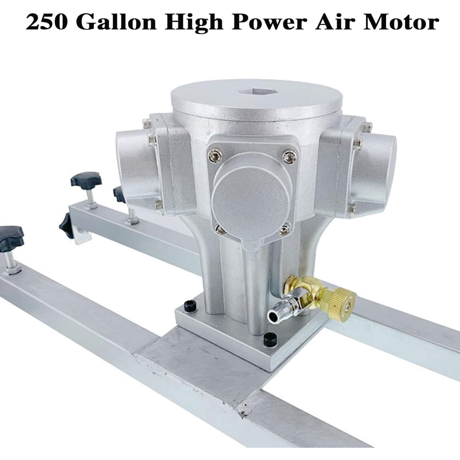 Mezclador De Tanque con Palas Plegables, Agitador Neumático BC De 1 Tonelada con Soporte, Velocidad Ajustable De 0 a 1800 RPM, Hélice Plegable, Agitador Neumático para Materiales De Recubrimiento