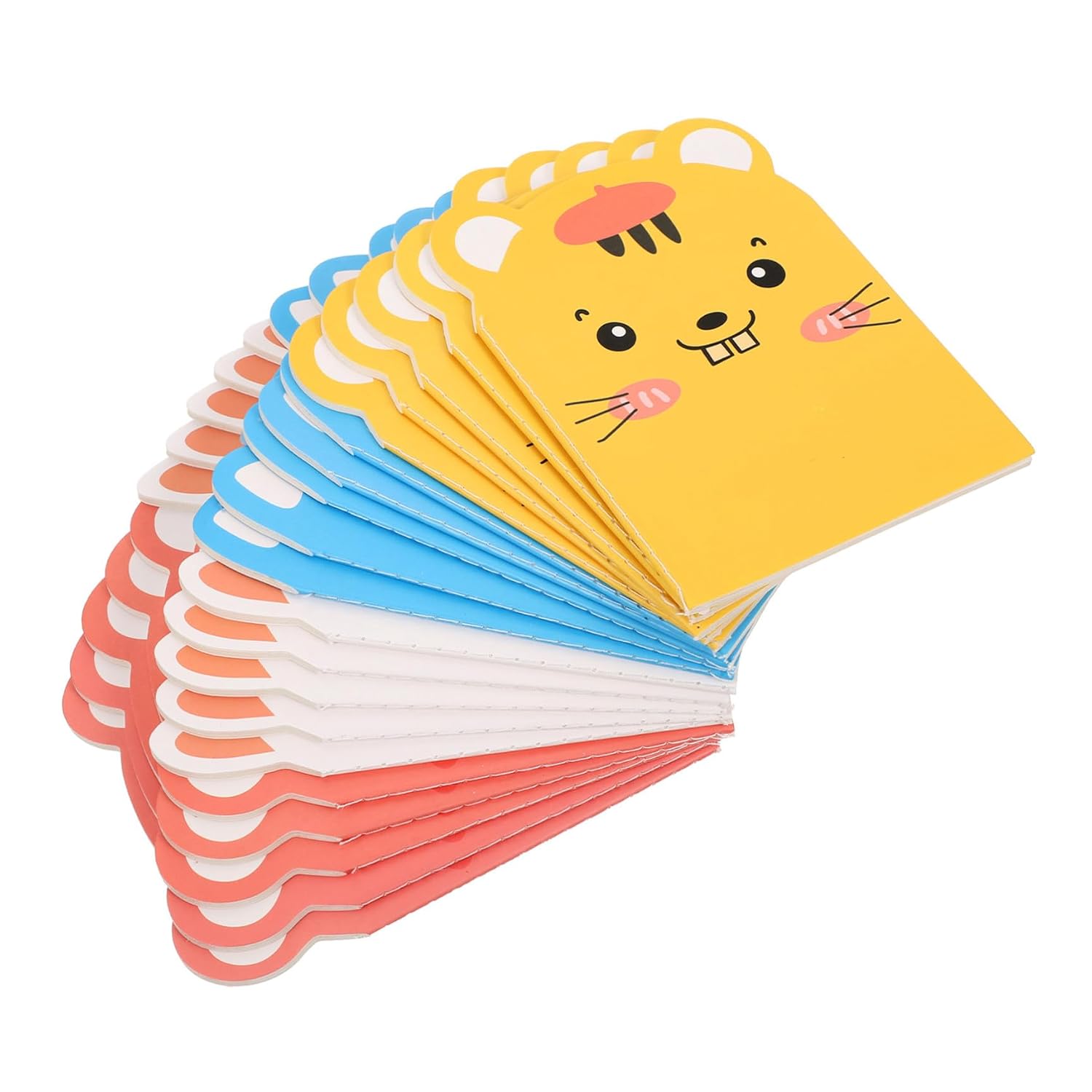 MAGICLULU Pocket Notebooks 20pcs Small Memo Pads Portable Cartoon Pig Design Student Notepads for Note Taking and Writing Accessories