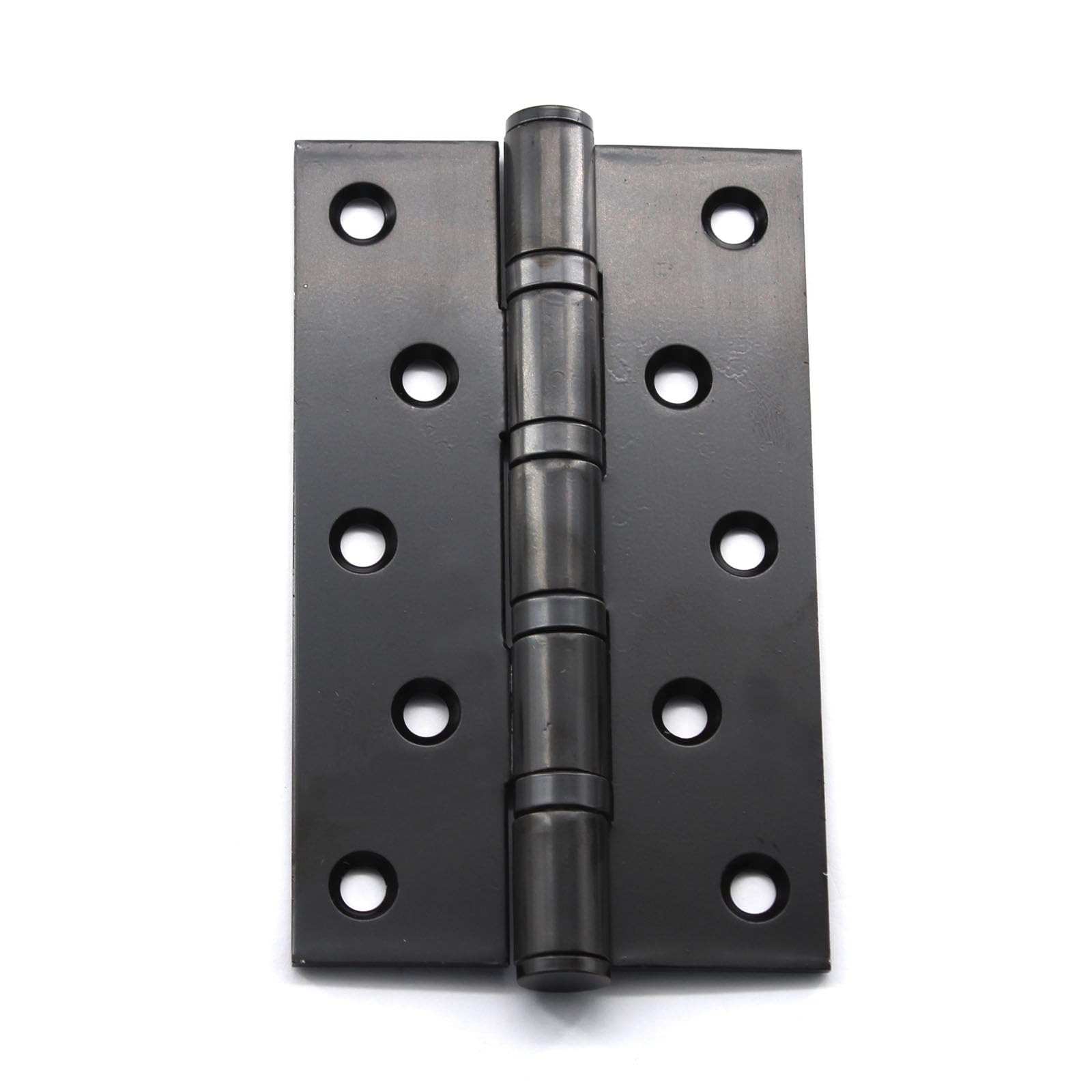 5x3 Inch(12.5x7.5cm) Matte Black Square Door Hinges 3mm Thickness Solid Stainless Steel Ball Bearings Door Hinges Heavy Duty Hinges (2 Pieces) - Image 2