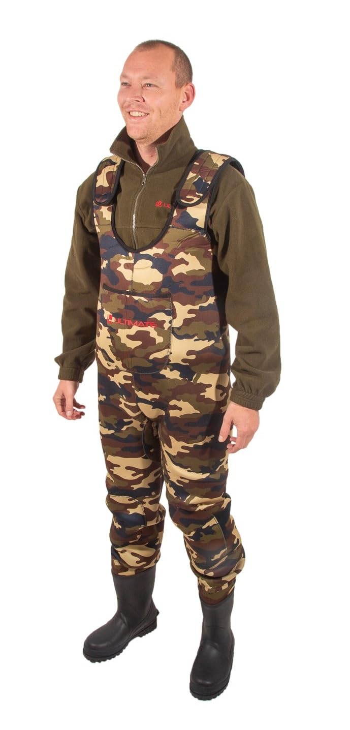 Ultimate Waders Néoprène Camo 44 - Waders Pêche