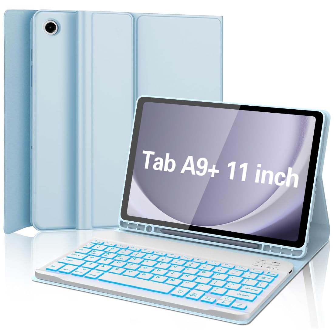 Amazon.com: Keyboard Case for Samsung Galaxy Tab A9 Plus 5G 11
