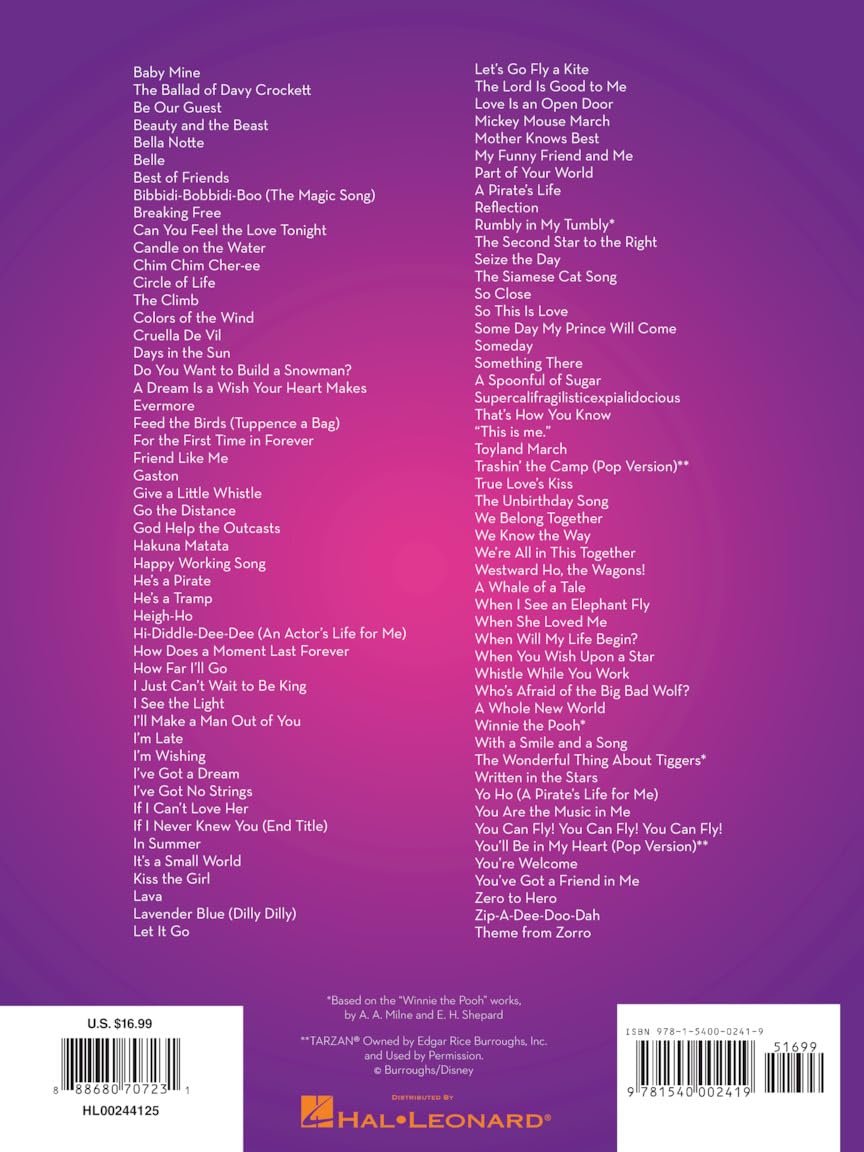 101 Disney Songs for Viola Sheet Music Songbook | Solo Instrumental Folio for All Levels | Includes Let It Go, A Whole New World, Beauty and the Beast and More