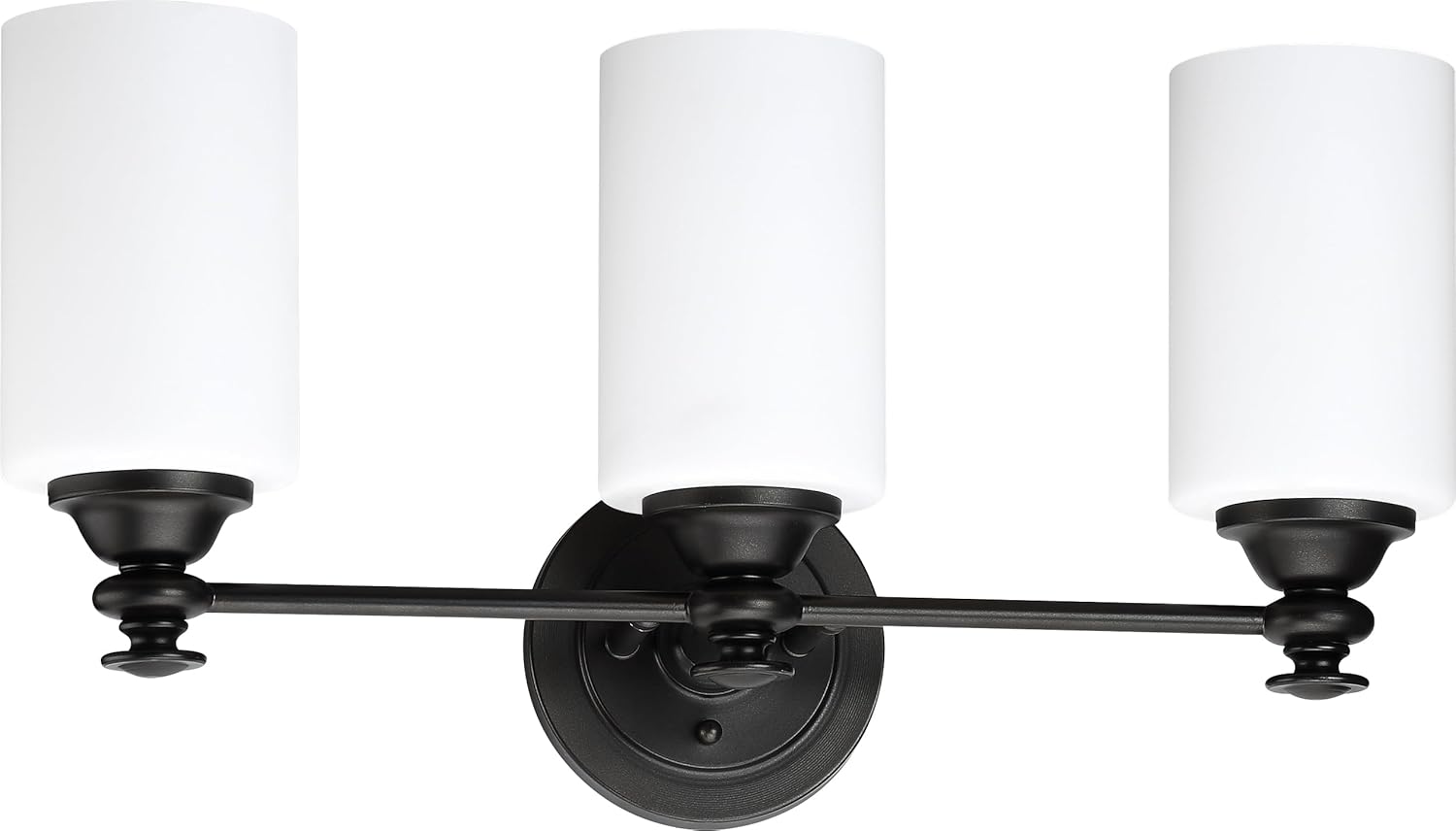 Craftmade 49803-ESP Dardyn Glass Vanity Wall Lighting, 3-Light, 300 Watts, Espresso (13"H x 22"W)