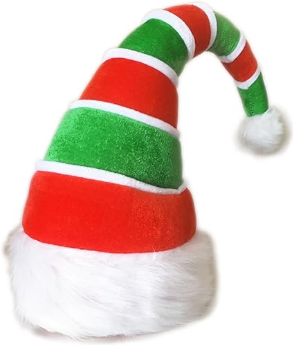 ADJOY Suéter feo de Navidad 3D, sombrero de elfo para fiesta, sombrero de espíritu navideño para adultos, Xh-06