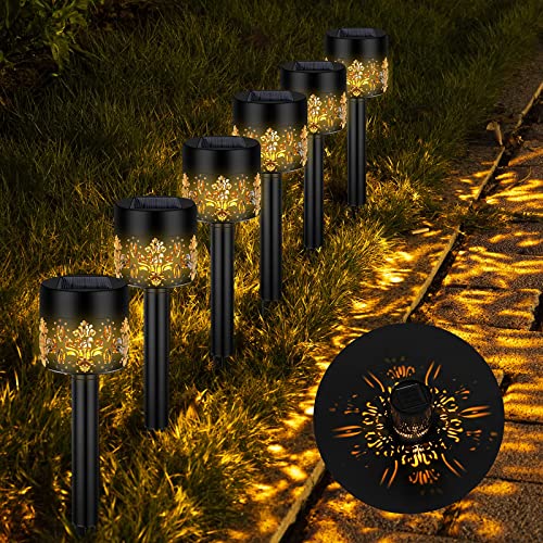 Xinree Solar Pathway Lights Outdoor,8 Pack Solar Outdoor Garden Lights,Solar Stake Lights Waterproof Landscape Lighting Decoration For Path, Yard, Sideway Walkway, Lawn(Warm White) #TOP7