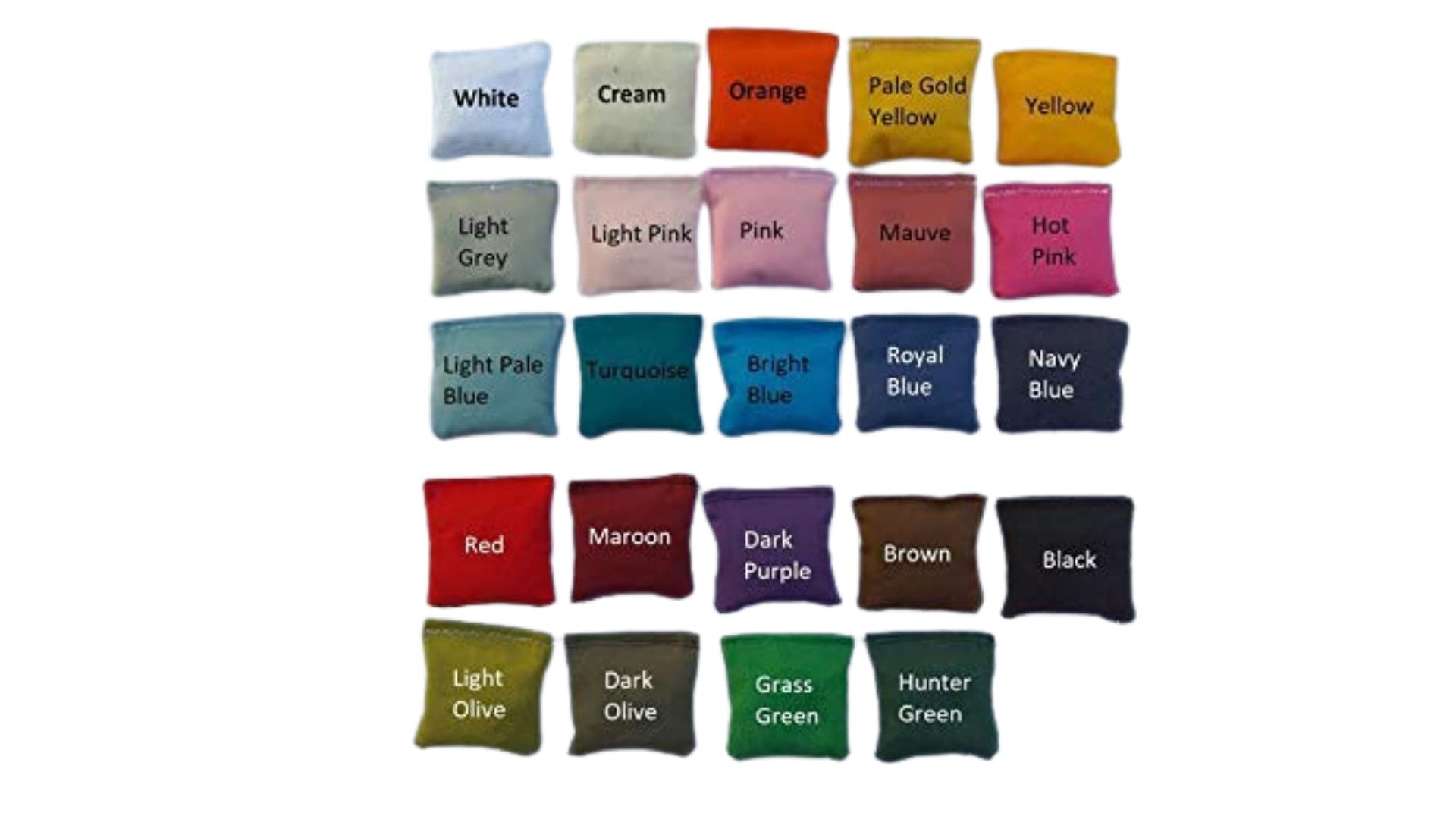 6x6 Regulation Corn hole Bags - Whole Corn or All Weather Resin