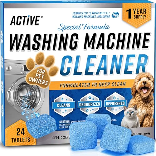 ACTIVE Washing Machine Cleaner for Pet Owners Enzymatic Deep Clean