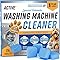 ACTIVE Washing Machine Cleaner for Pet Owners Enzymatic Deep Clean Descaler for Cat & Dog Hair, Urine, Odor, Residue, 24 Septic-Safe Tablets for Top Load, Front Loader, HE Washer Tub - 1 Year Supply