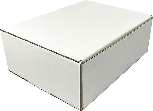 Miniatura 7 de Juego de 50 cajas de cartón corrugado y literatura blancas (caja de literatura de 9 x 6.5 x 1.75 pulgadas)